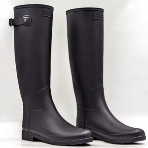 Hunter Women's Classic Black Tall Rain Boots